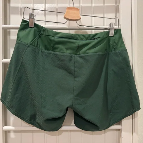 Oiselle Green Athletic Shorts - Picture 2 of 5